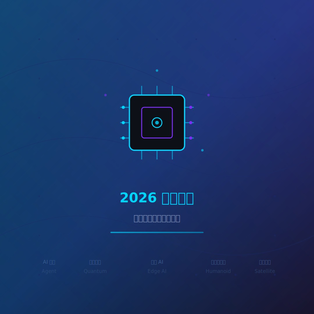 2026 十大科技趨勢完整指南：從 AI 代理到量子運算，掌握下一波科技浪潮