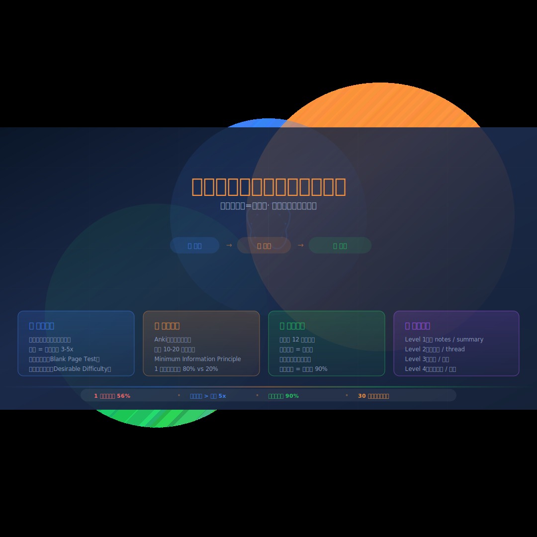 2026 香港人資訊消化與知識內化實戰指南：告別「睇過=學過」，將輸入轉為真正能力