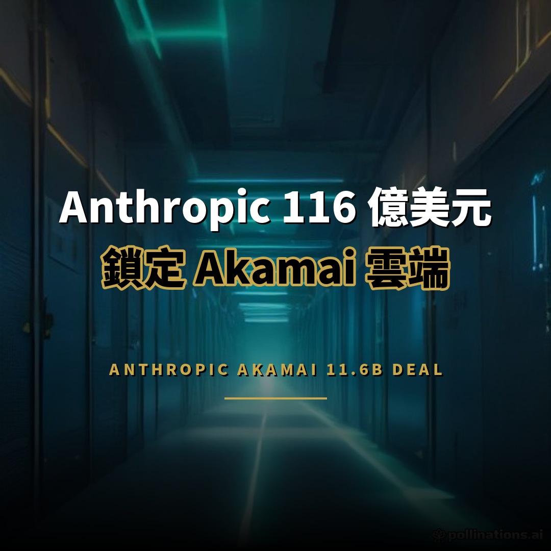 Anthropic 與 Akamai 簽 116 億美元雲端協議