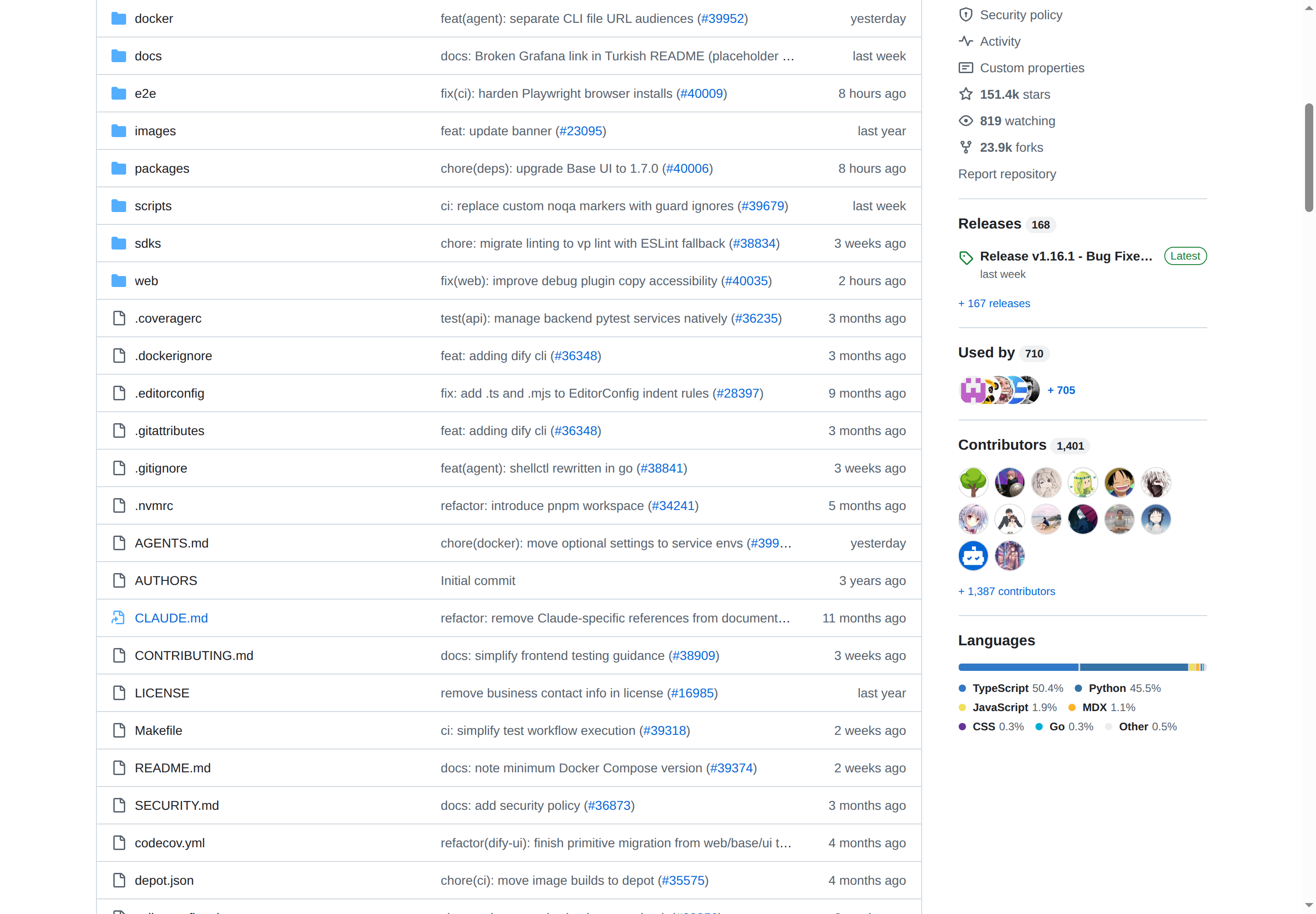 dify README 快速開始與部署指引