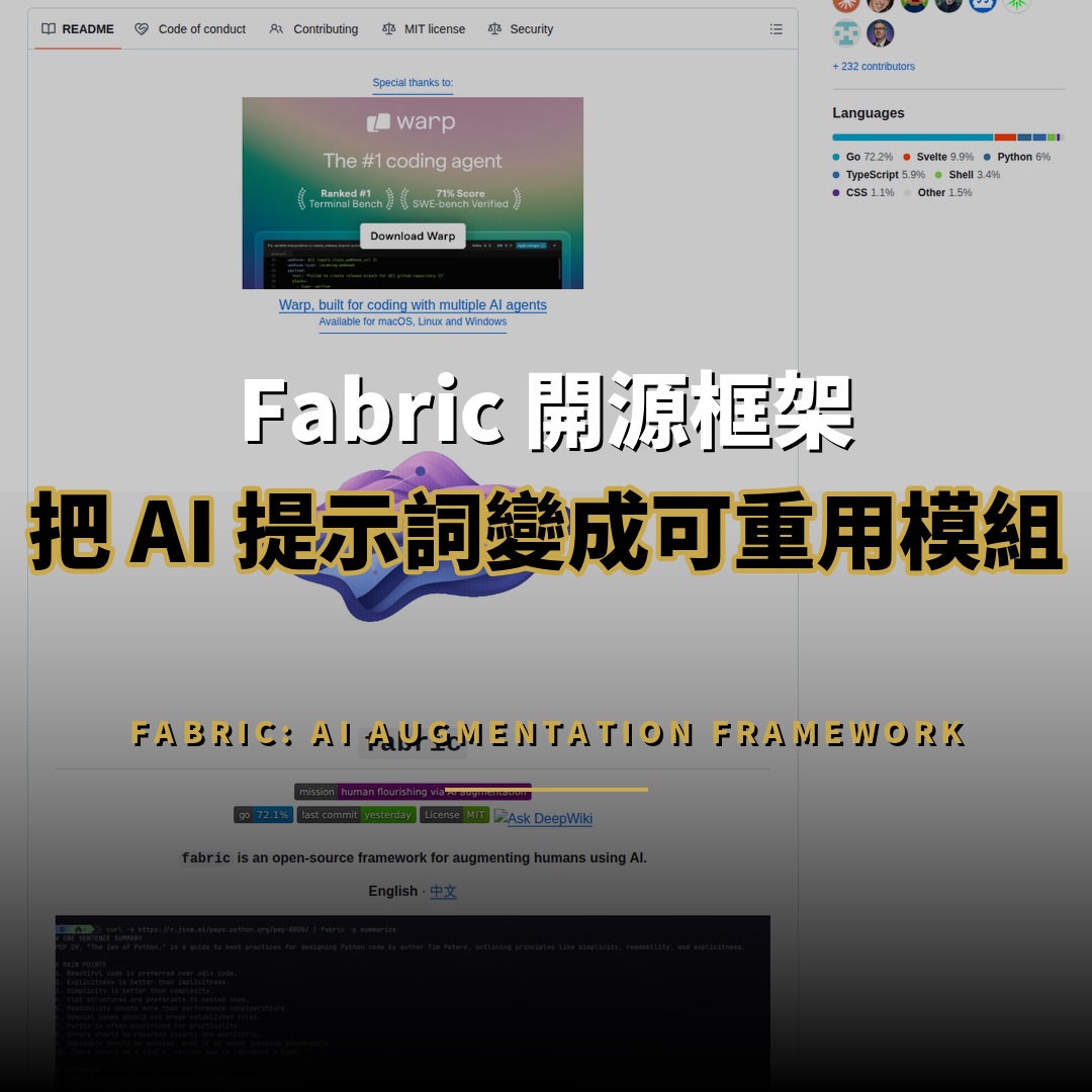 Fabric 開源：把 AI 提示詞變成可重用模組