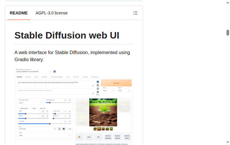 16.4 萬星開源項目：Stable Diffusion Web UI — 本地 AI 繪圖的開源標準介面
