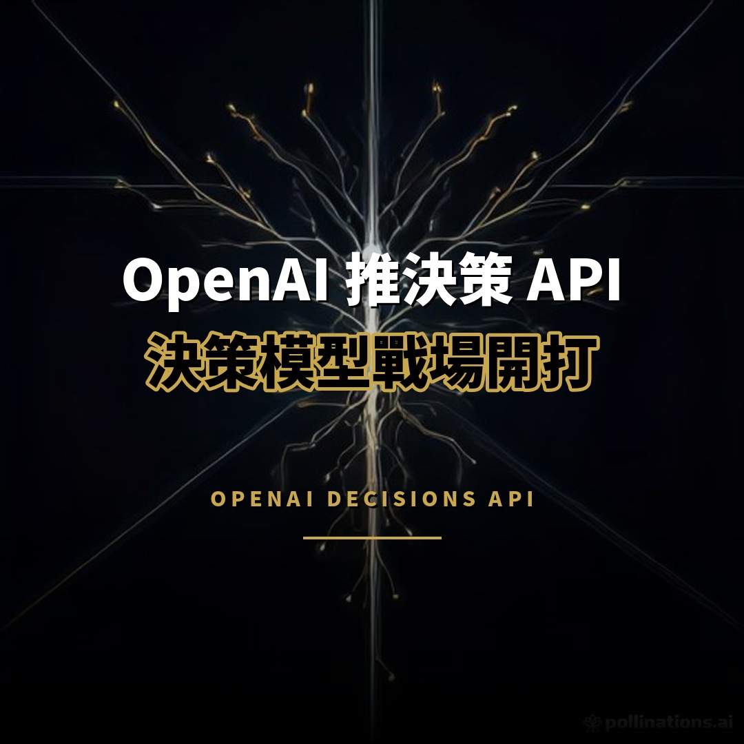 OpenAI 推決策 API：決策模型戰場開打