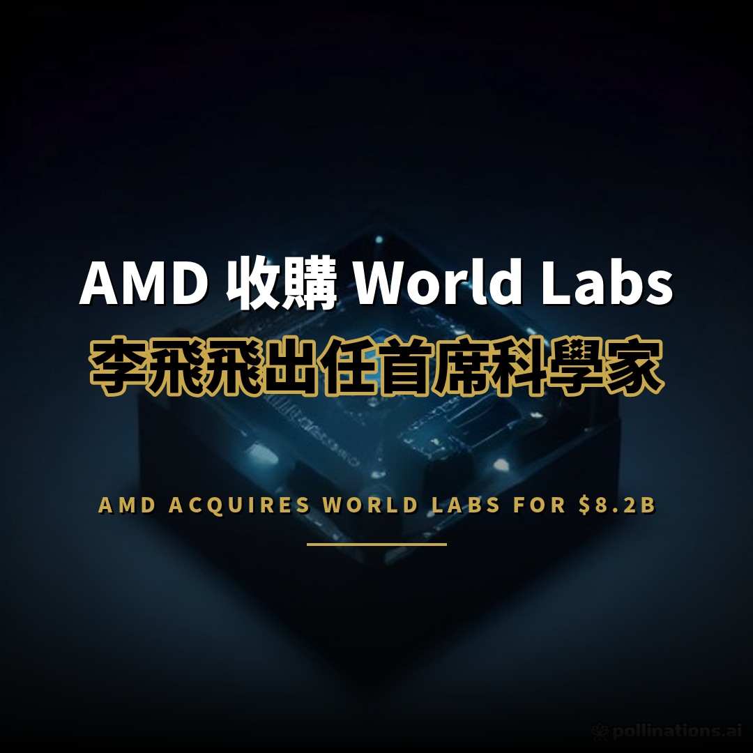 AMD 收購 World Labs：李飛飛出任首席科學家